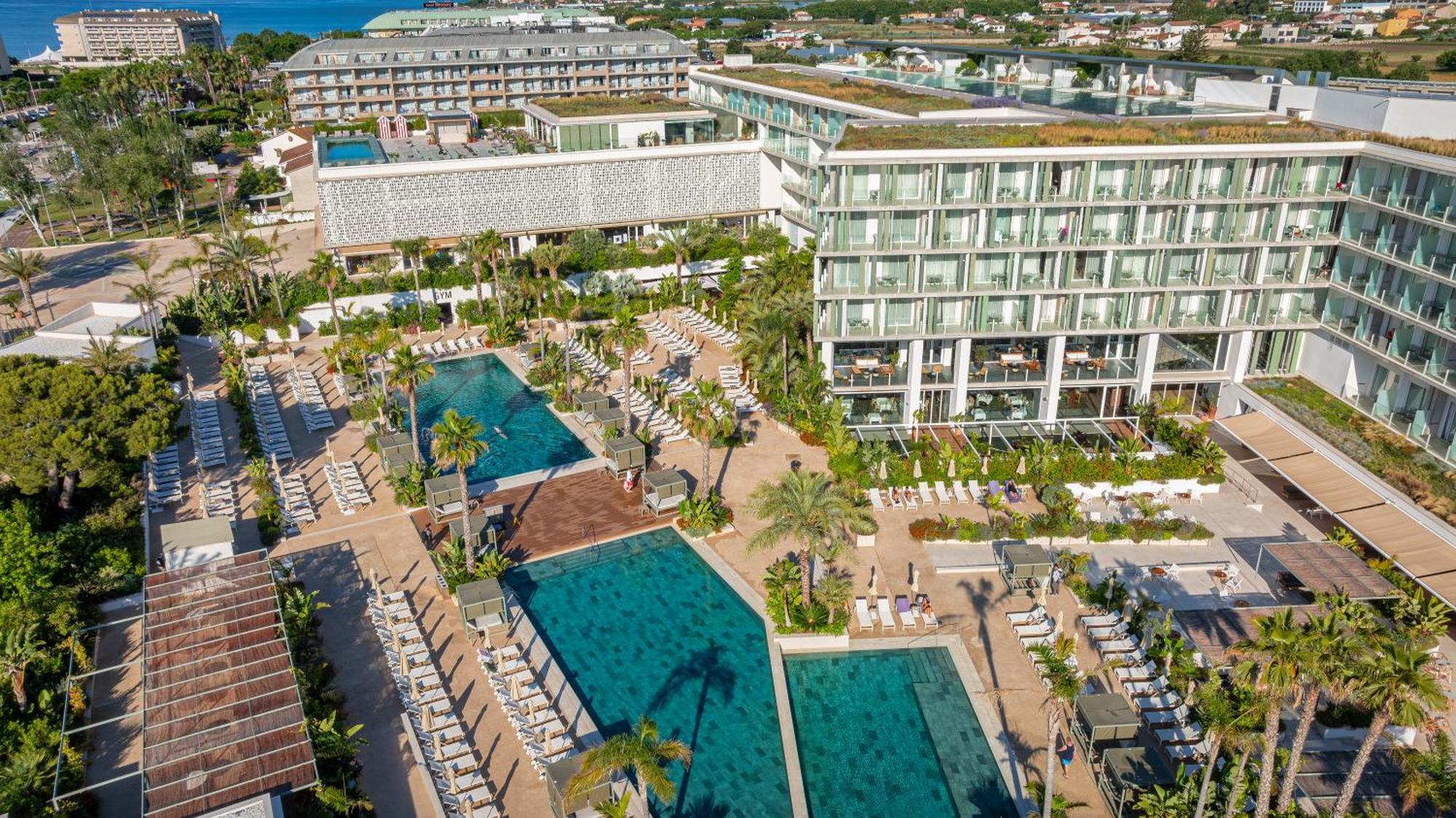 Atzavara Hotel & Spa Санта-Сусанна Экстерьер фото Aerial view of the hotel